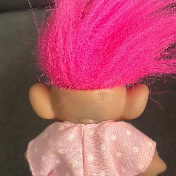 Vintage Pink Haired Pajama Party Troll Doll - Picture 6 of 8